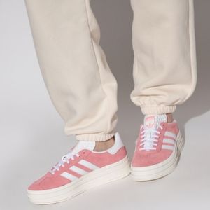 Sneaker Shoes Adidas Originals Women's Gazelle Bold, Color Rush Pink/White